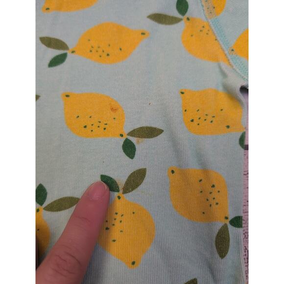 5 Hanna Andersson Lemonade Long John Pajamas - Picture 6 of 10